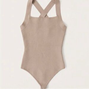 Abercrombie and Fitch Cross Back Sweater Bodysuit